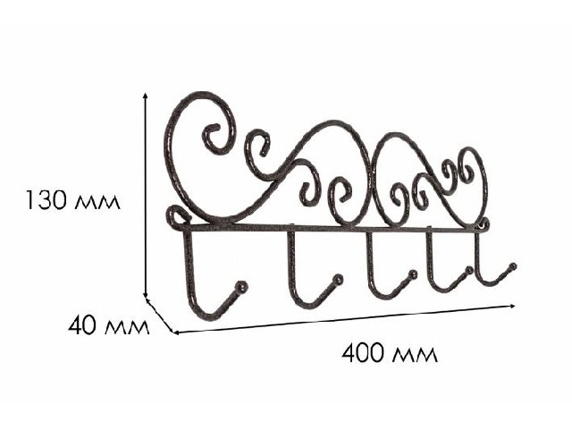 Вешалка Кружева 5 ВН276
